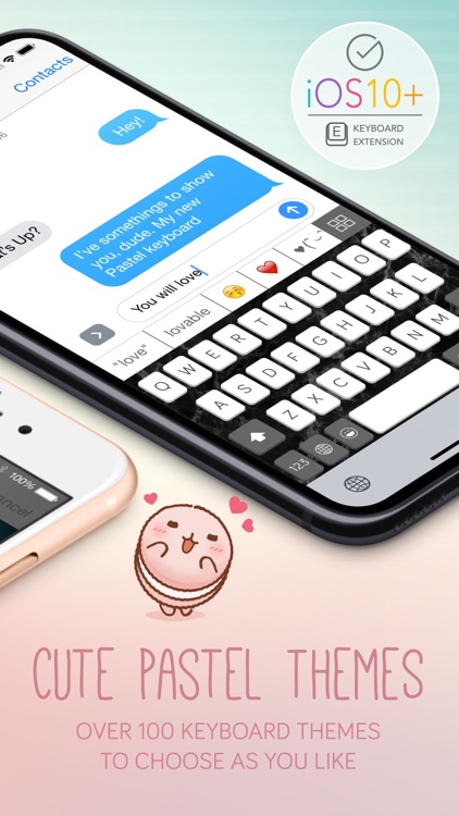 Pastel Keyboard Themes Color