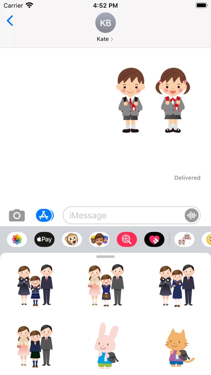 Japanese student stickers