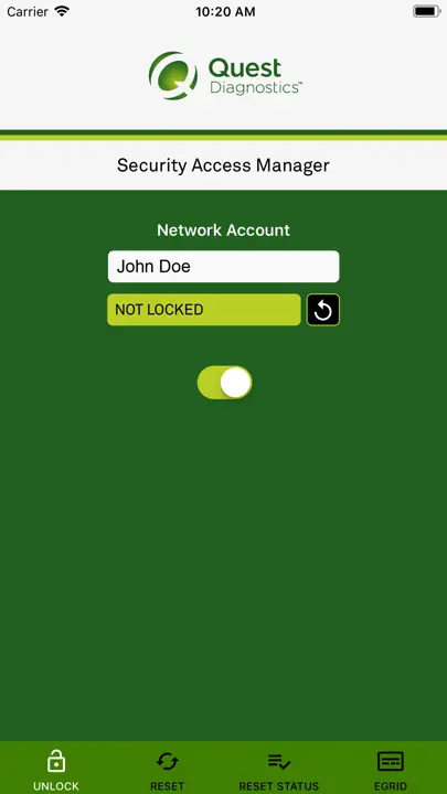 Quest SAM iPhone Screenshot 2