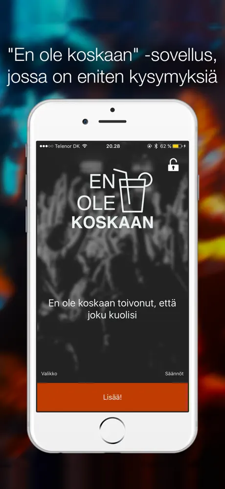 En ole koskaan - Juomapeli