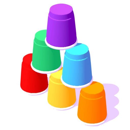 Cup Stack 3D icon