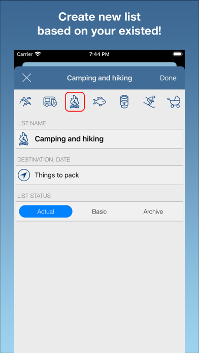 Screenshot #3 pour Travel Packing Checklists