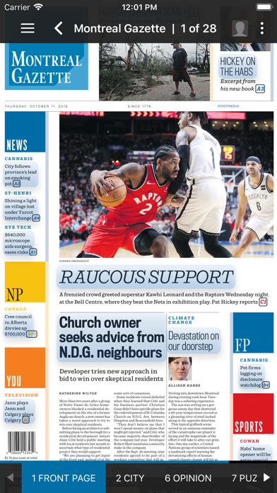 Screenshot #3 pour Montreal Gazette ePaper