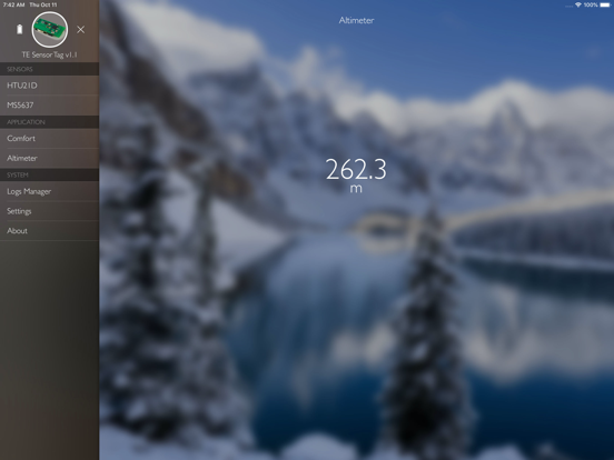 Screenshot #6 pour TE Sensor Tag