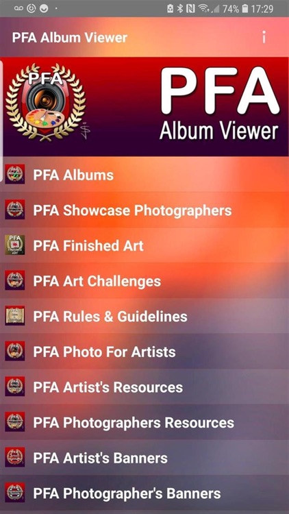 PFA Album Viewer