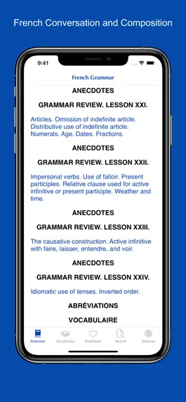 Game screenshot French Grammar and Vocabulary apk