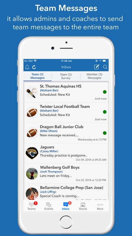 InstaTeam sports team manager screenshot-9