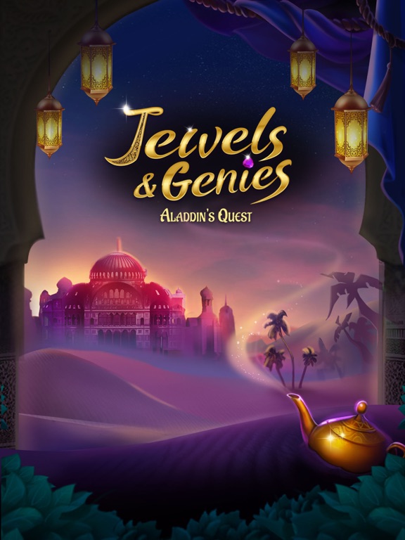 Jewels & Genies iPad screenshot 6 - Games app