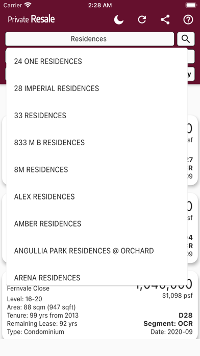 Private Resale Screenshot