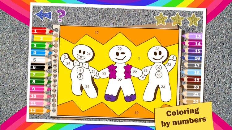 Math Coloring for kids Winter