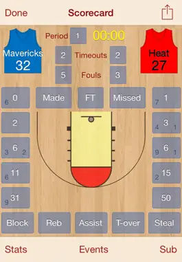 Game screenshot HoopStats Basketball Scoring mod apk