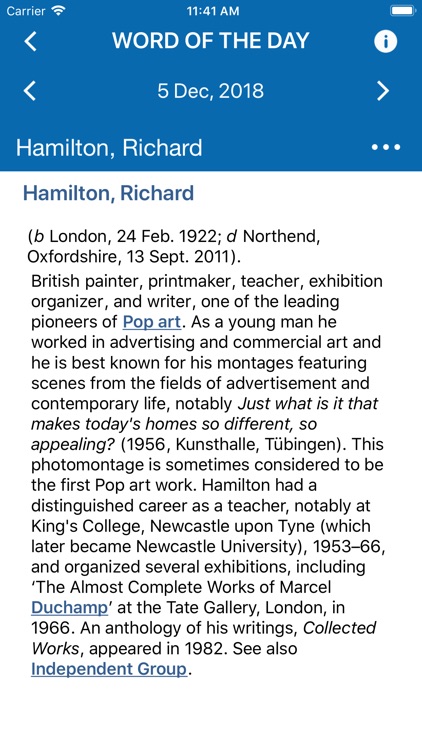 Oxford Dictionary of Arts screenshot-3