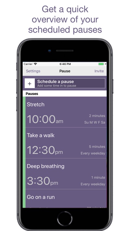 Pause - A Simple Reminder App