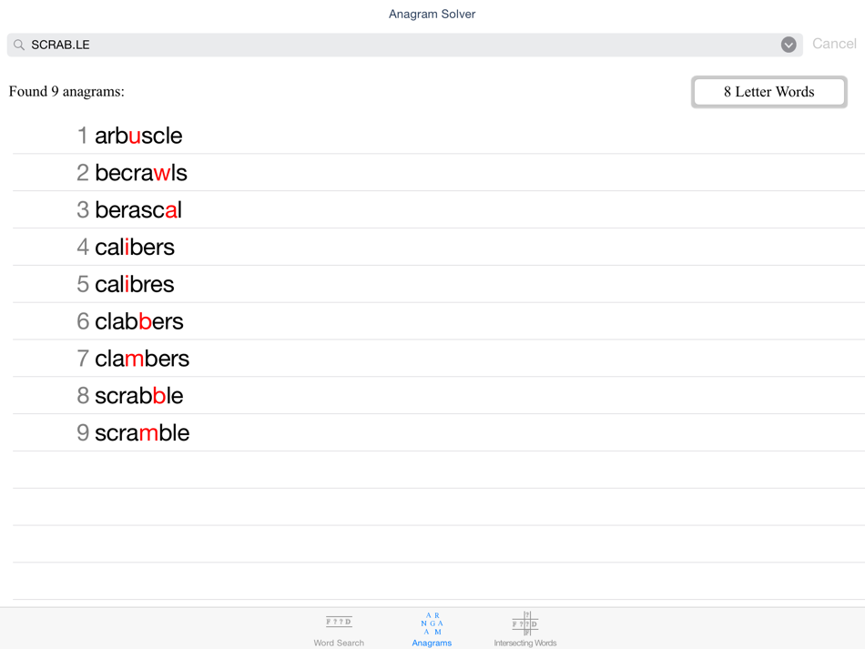 #4. Crossword Genie (iOS) 由: Derek Clements