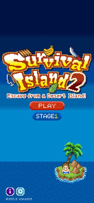 Apps do iPhone: Tiny Island Survival