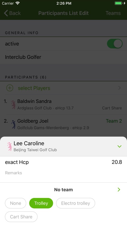 Golf Startlist Generator