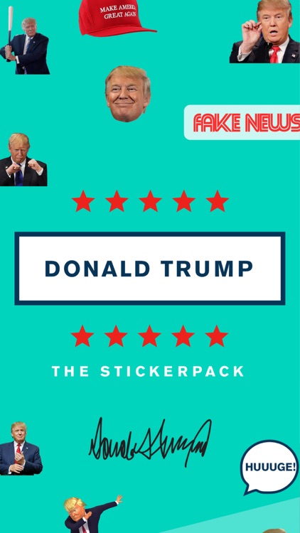 Trump Stickers and Trumpmoji