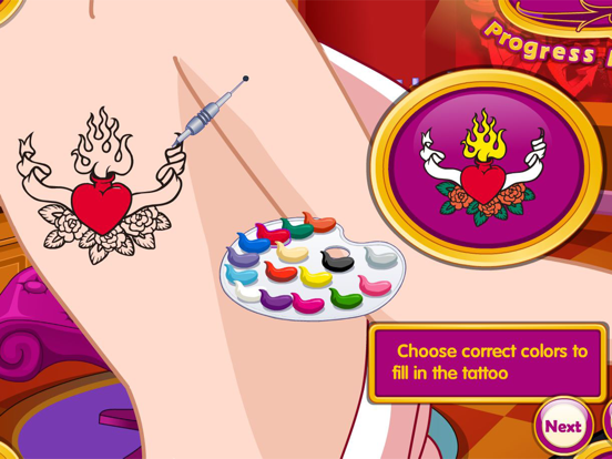 Tattoo passie - tattoo spellen iPad app afbeelding 7