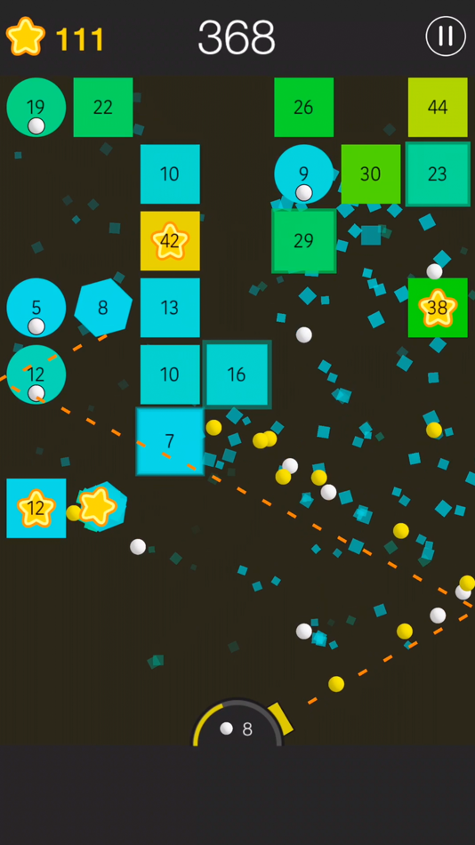 #1. Nonstop Balls (iOS) 由: ThinkCube Inc.
