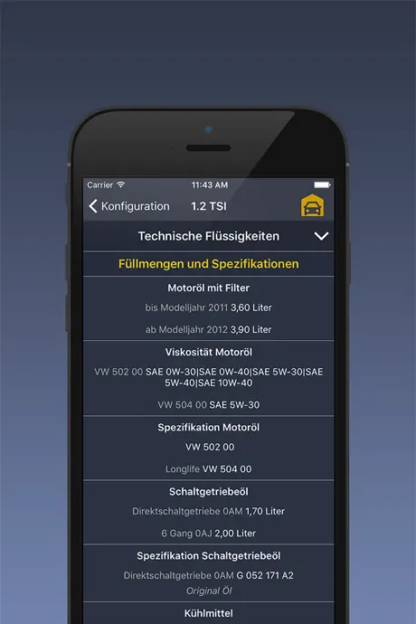 TechApp para Volkswagen
