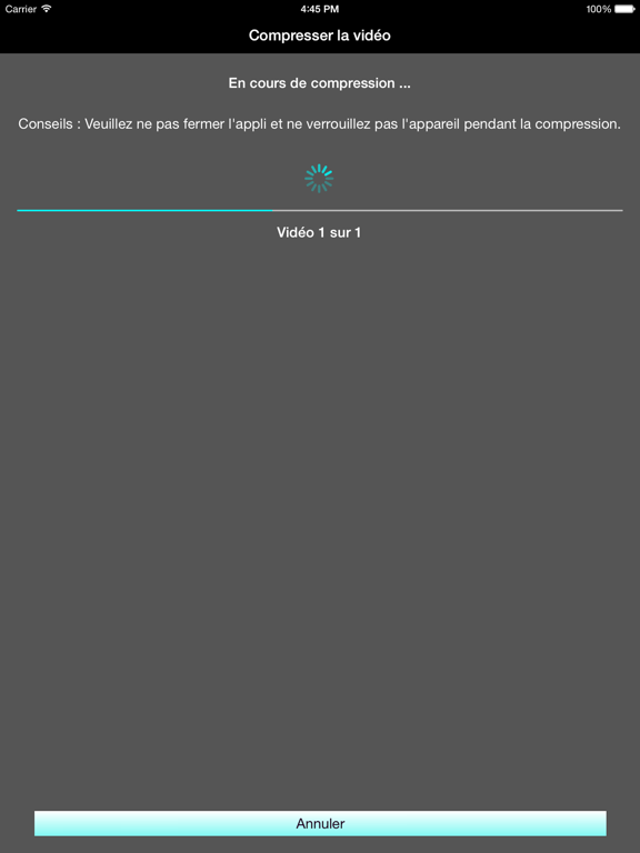 Screenshot #6 pour Compresser des vidéos