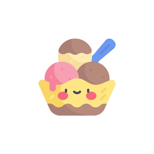 All ice Cream Stickers. icon