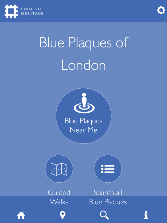 Blue Plaques of London iPad screenshot 1 - Travel app