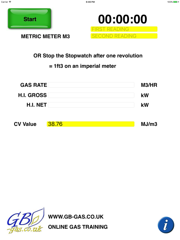 Screenshot #4 pour GB Gas Rate Calculator
