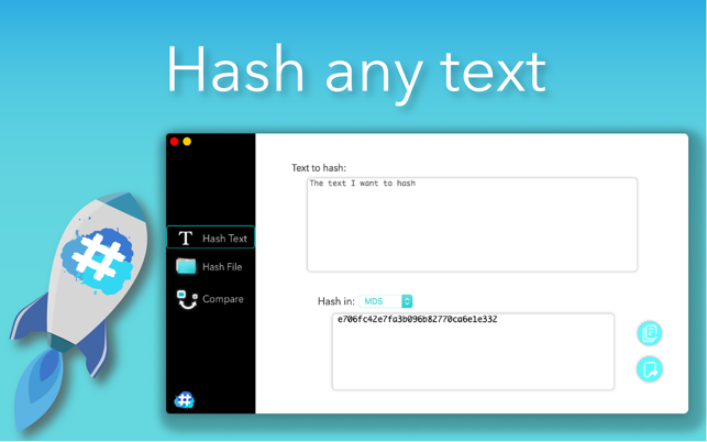 Rocket Hash MD5 SHA Generator(圖2)-速報App