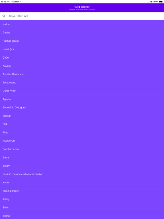 Screenshot #6 pour Rüya Tabirleri ve Yorumlar