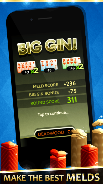 Gin Solitaire Screenshot