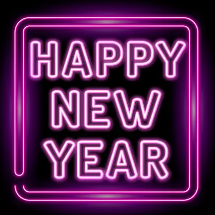 Happy New Year Neon Stickers Cheats