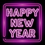 Happy New Year Neon Stickers app download