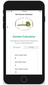 Garden Soil Calculator screenshot