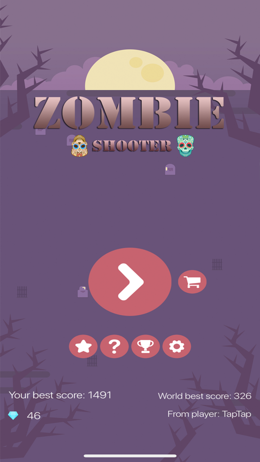 #1. Endless Zombie Shooter (iOS) Podle: Serkan Ozkan