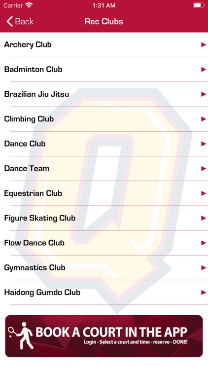 Queens Athletics & Recreation screenshot-3