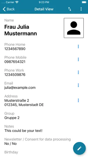 Customer Database screenshot 4