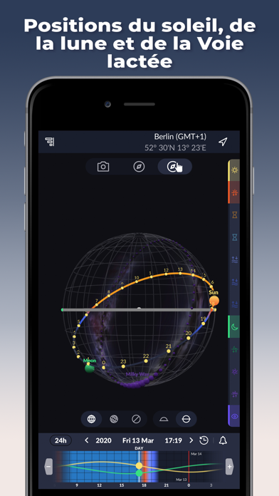 Screenshot #3 pour Ephemeris: Soleil et Lune