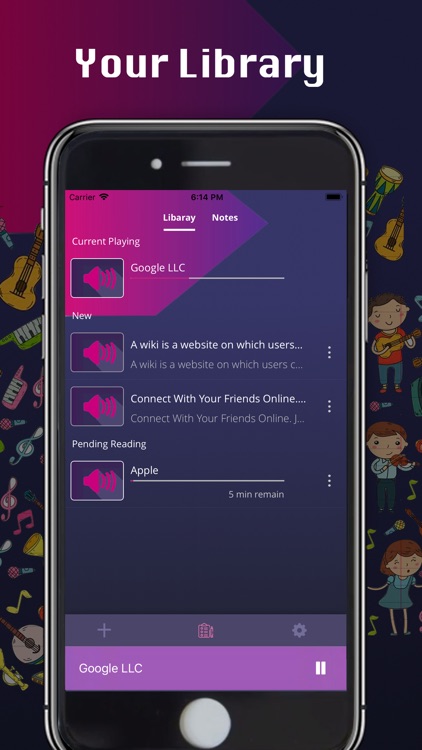 Text to Speech - Music Player