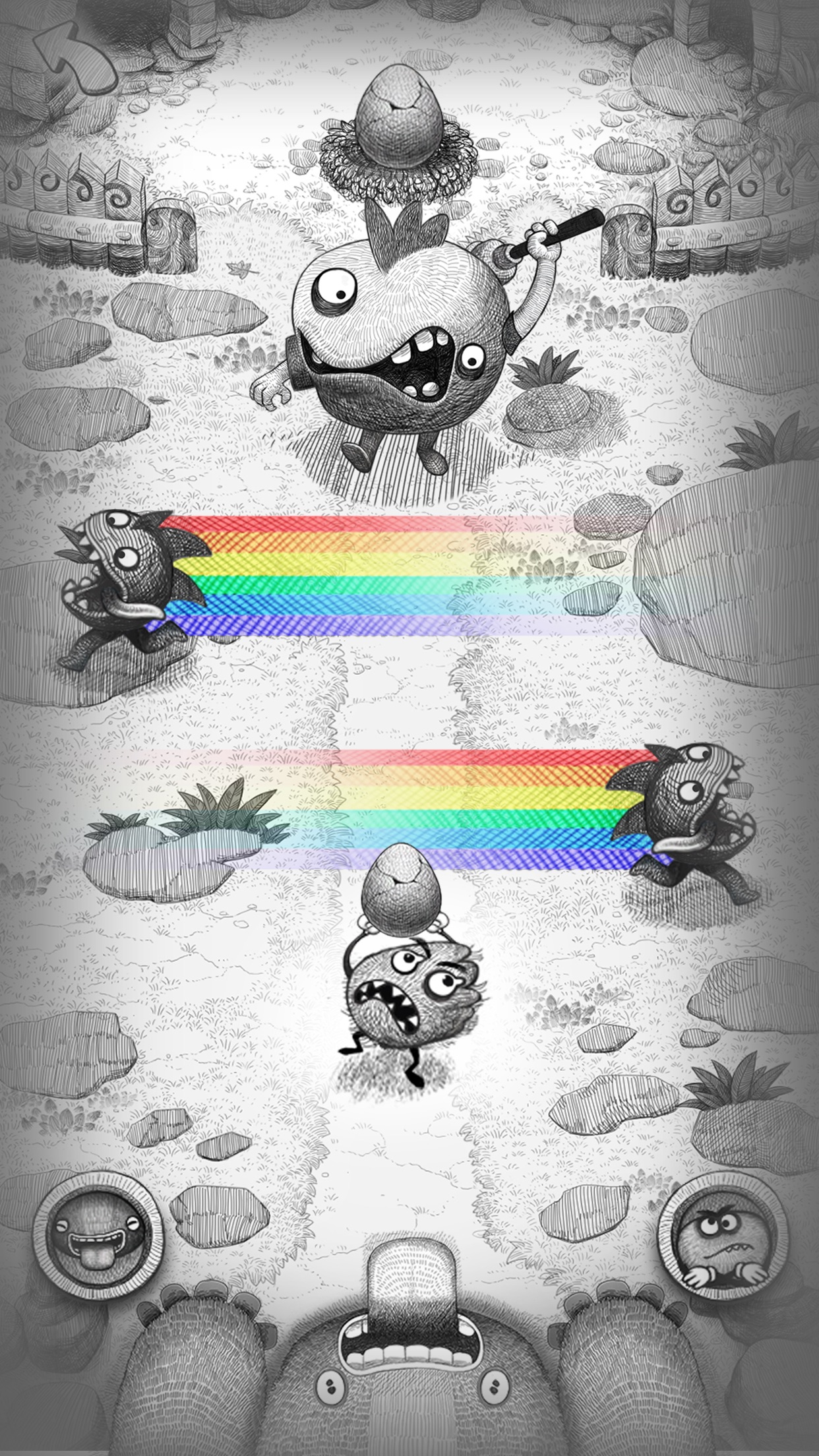 Screenshot do app Bad Hungry Monster