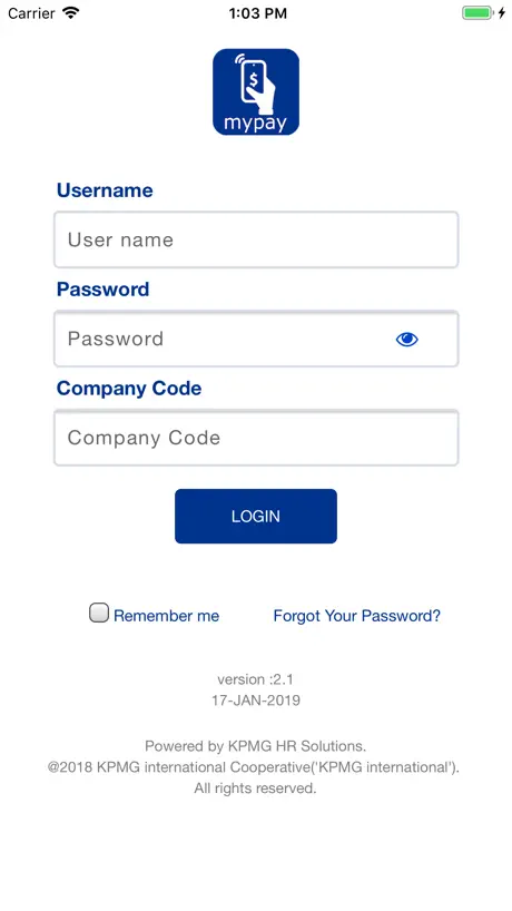 KPMG mypay