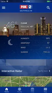 fox 2 detroit: weather iphone screenshot 1