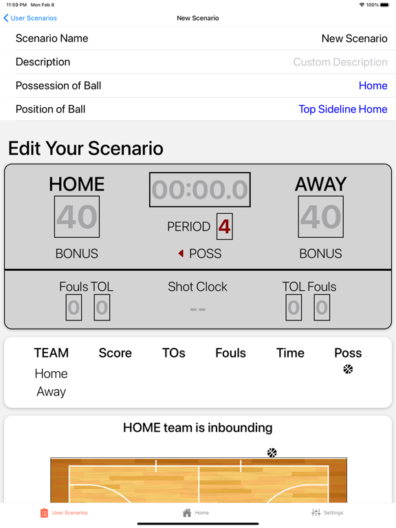 Screenshot #6 pour Basketball Scenarios Pro