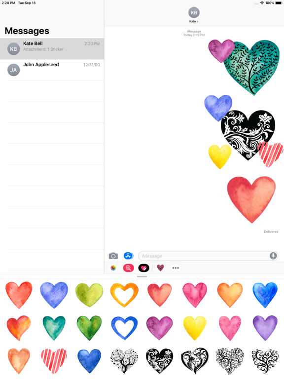 Screenshot #4 pour Stickers Coeur