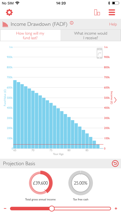 PensionView screenshot
