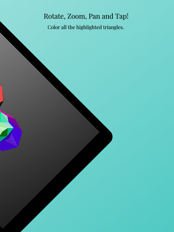 Color Me Happy 3D iPad screenshot 3 - Entertainment app