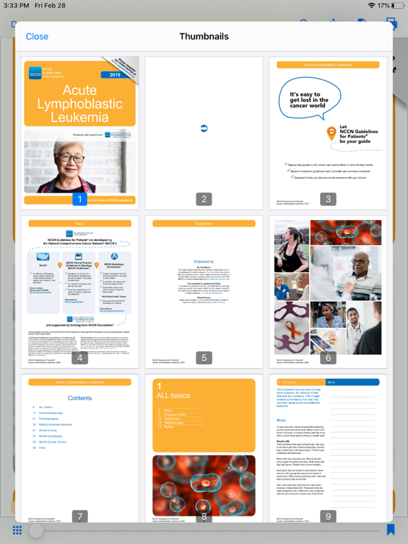 NCCN Patient Guides for Cancer iPad screenshot 4 - Medical app