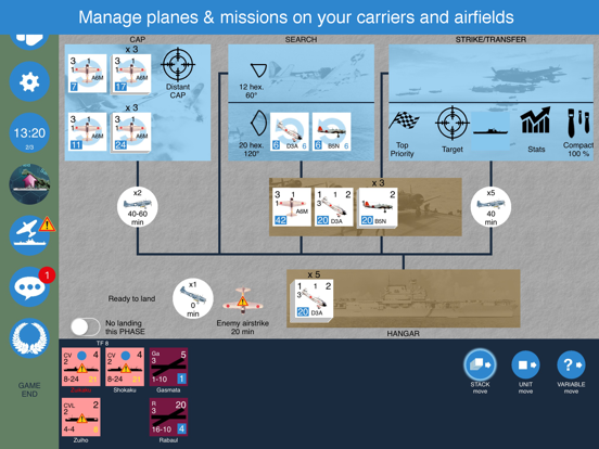 Carrier Battles 4 Guadalcanal iPad app afbeelding 5