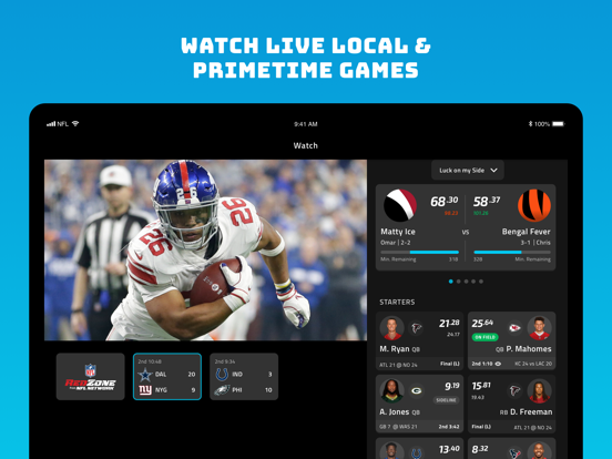 NFL Fantasy Football iPad app afbeelding 4