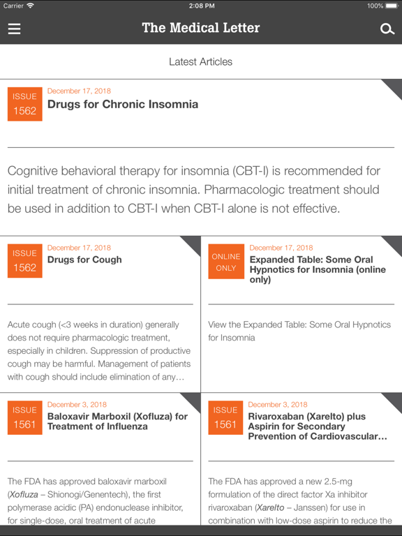 Screenshot #4 pour The Medical Letter